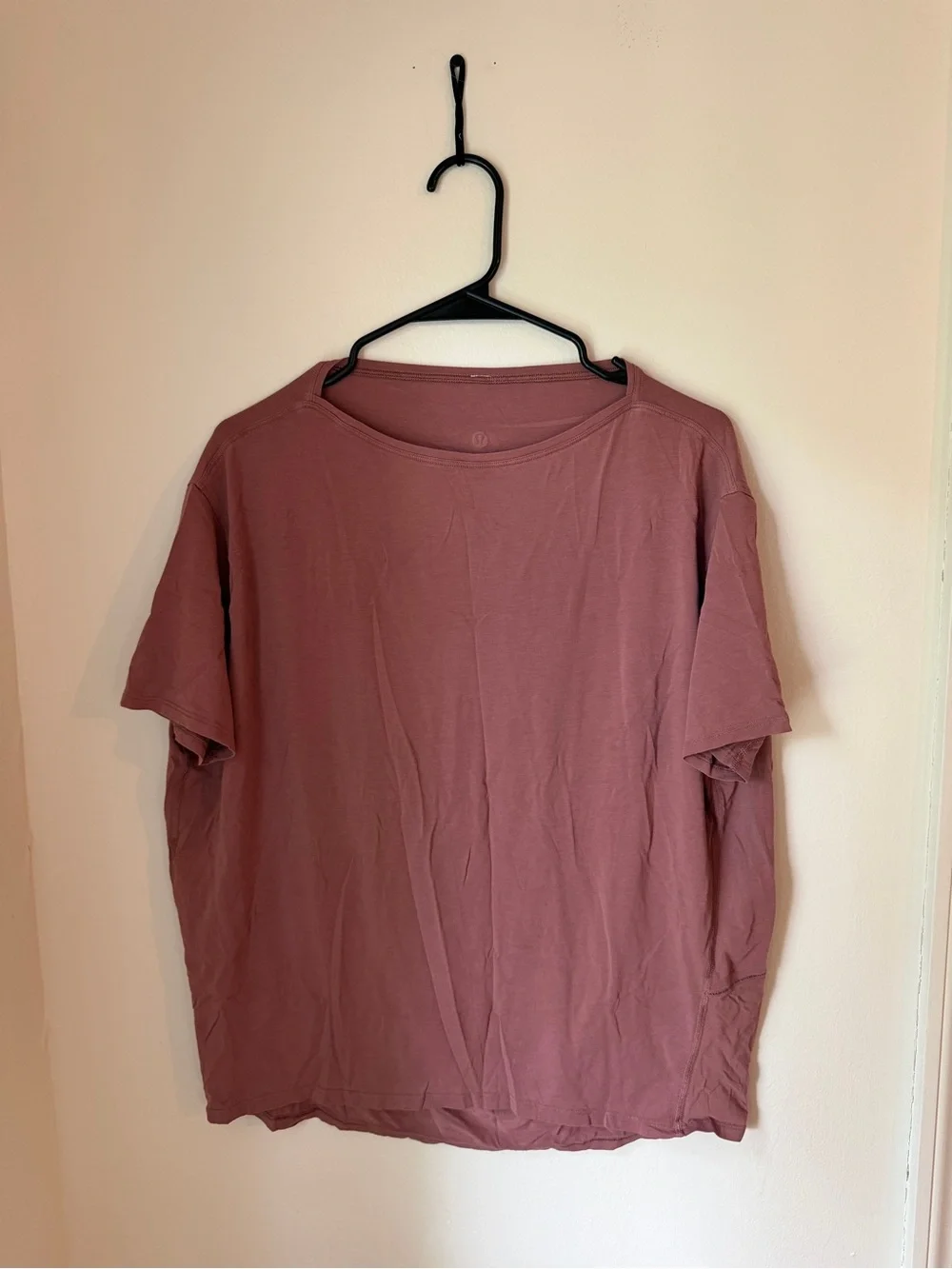 lululemon Back in Action Short Sleeve Shirt Spiced Chai Size 4
